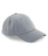 BB196 B196 Beechfield Air Mesh 6 Panel Cap Light Grey colour image